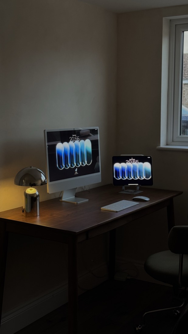 iMac edit setup with Final Cut Pro